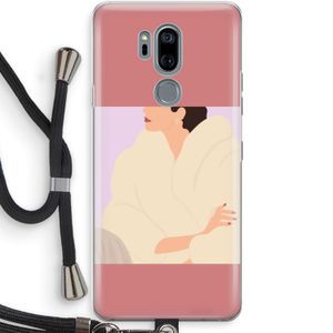 Cosy: LG G7 Thinq Transparant Hoesje met koord