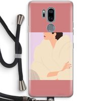 Cosy: LG G7 Thinq Transparant Hoesje met koord