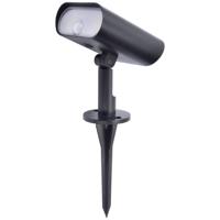 Lutec 6938405330 GINBO Wandlamp op zonne-energie met bewegingsmelder LED LED 7 W Zwart - thumbnail