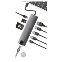 Hub USB CoolBox COO-DOCK-01 Grijs Zilverkleurig