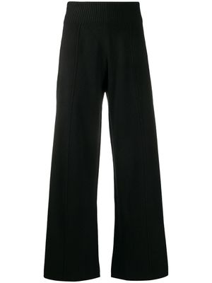 Pringle of Scotland pantalon ample en maille - Noir