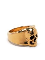 Alexander McQueen bague polie à tête de mort - thumbnail