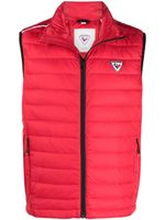 Rossignol gilet matelassé à fermeture zippée - Rouge