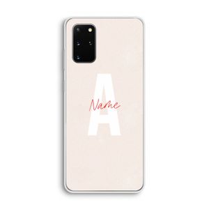 Strawberry Milkshake: Samsung Galaxy S20 Plus Transparant Hoesje
