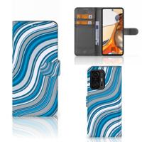 Xiaomi 11T | 11T Pro | Telefoon Hoesje | Waves Blue Xiaomi 11T | 11T Pro | Telefoon Hoesje | Waves Blue