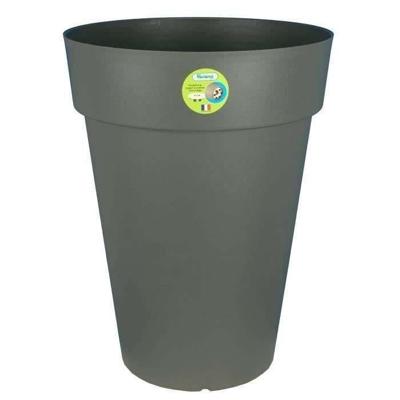 RIVIERA Soleilla bloempot - Rond - Ø 50 x 66 cm - glittergrijs