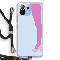 Pink panty: Xiaomi Mi 11 Lite Transparant Hoesje met koord