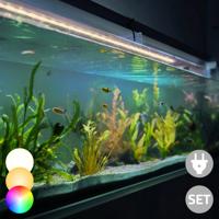 RGB led strip + enkele kleur strip: 70 - 100 cm complete set