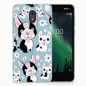 Nokia 2 TPU Hoesje Hondjes