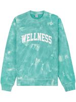 Sporty & Rich sweat K-Swiss à imprimé tie-dye - Vert