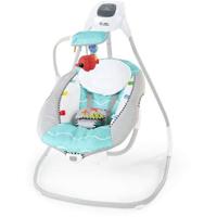 BABY EINSTEIN Ocean Explorers schommel, licht en compact, 180° draaibare stoel, inclusief speelgoed, Curious Comfort-model