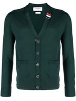 Thom Browne cardigan en maille - Vert - thumbnail