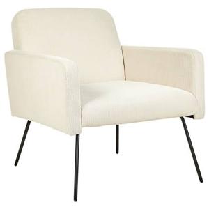 Beliani - NARKEN - Fauteuil - Beige - Corduroy