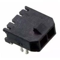 Molex 436500203 Male header, inbouw (standaard) Totaal aantal polen: 2 Rastermaat: 3.00 mm Inhoud: 1 stuk(s) Tray