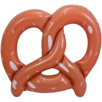 Pretzel opblaasbaar - 45 cm - Oktoberfest versiering