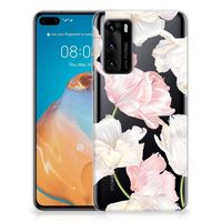 Huawei P40 TPU Case Lovely Flowers - thumbnail