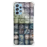 Anti Shock Bumper Case Samsung Galaxy A73 Spijkerbroeken