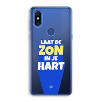 Laat de zon in je hart: Xiaomi Mi Mix 3 Transparant Hoesje