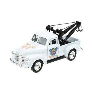 Modelauto Chevrolet oldtimer 1953 stepside tow truck wit 1:34