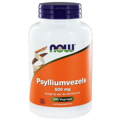 NOW Psylliumvezels 500mg 200 Vegetarische capsules NOW Psylliumvezels 500mg 200 Vegetarische capsules