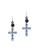 Dolce & Gabbana boucles d'oreilles Family en or jaune 18ct ornées de saphir et de jade