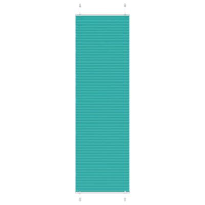 Pliss rolgordijn 55x200 cm stofbreedte 54,4 cm petrol groen