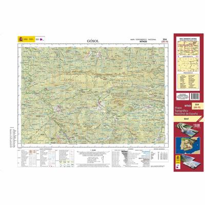 Topografische kaart 254 MT50 Gósol | CNIG - Instituto Geográfico Nacional1