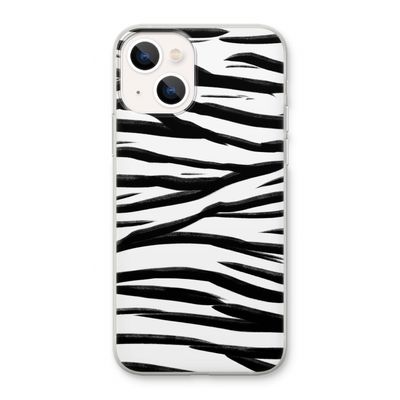Zebra pattern: iPhone 13 Transparant Hoesje