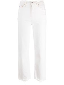 Levi's pantalon droit à taille haute - Blanc