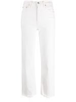 Levi's pantalon droit à taille haute - Blanc