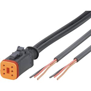 ifm Electronic E12546 Verbindingskabel Aantal polen (sensoren): 6 Bus, recht 1 m 1 stuk(s)