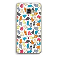 Kleurrijke katten: Samsung Galaxy A3 (2016) Transparant Hoesje