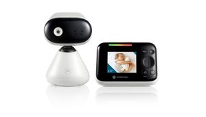 Motorola Baby Monitor met Camera 230V PIP1200 - Tweewegcommunicatie - Infrarood Nachtvisie - 300 M bereik - Wit