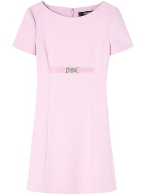 Versace robe courte Medusa '95 à manches courtes - Rose