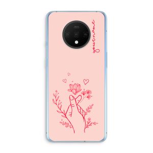 Giving Flowers: OnePlus 7T Transparant Hoesje