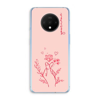Giving Flowers: OnePlus 7T Transparant Hoesje