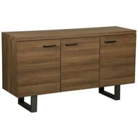 Beliani - TIMBER L - Sideboard - Donkere houtkleur - MDF - thumbnail