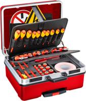 HAZET Hoogspannings-gereedschapset | geïsoleerd 150/52 | 3/8 inch (10 mm) vierkant hol | Sleufprofiel, Kruiskop profiel PH, Binnen-TORX®-profiel | HAZET Hoogspannings-gereedschapset | geïsoleerd 150/52 | 3/8 inch (10 mm) vierkant hol | Sleufprofiel, Kruiskop profiel PH, Binnen-TORX®-profiel |