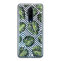 Geometrische jungle: OnePlus 7 Pro Transparant Hoesje