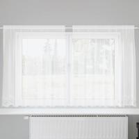 Gordijnen met gordijnen Bloemen Wit 200 x 140 cm Polyester