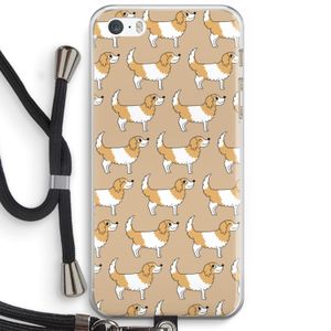 Doggy: iPhone 5 / 5S / SE Transparant Hoesje met koord