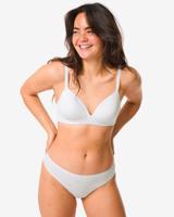 HEMA Damesstring katoen - 2 stuks wit (wit)