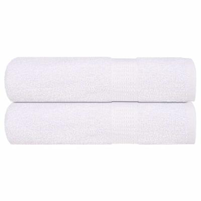 VidaXL Badhanddoeken 2 st 100x150 cm 360 g/m² 100% katoen wit