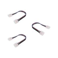 3x RGB Koppelstuk met kabel 15 cm soldeervrij 3x RGB Koppelstuk met kabel 15 cm soldeervrij