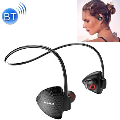 awei A847BL Outdoor Sports IPX4 Waterproof Anti-sweat Fashion After Hanging Design Stereo Bluetooth Earphone For iPhone Galaxy Xiaomi Huawei HTC