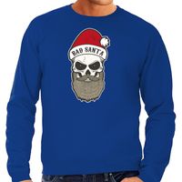 Bad Santa foute Kersttrui / outfit blauw voor heren