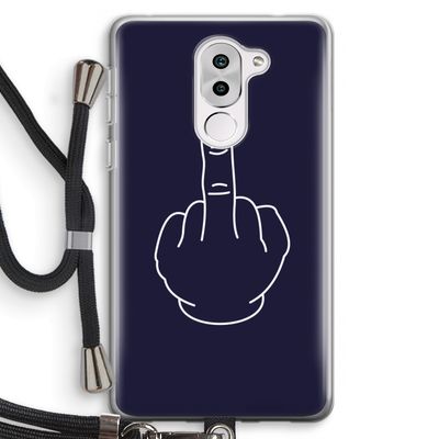 F**k U: Honor 6X Transparant Hoesje met koord