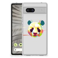 Google Pixel 7A Telefoonhoesje met Naam Panda Color - thumbnail