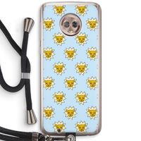 Leeuwenkoppen: Motorola Moto G6 Transparant Hoesje met koord