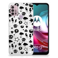 Silicone Back Case Motorola Moto G30 | G10 Silver Punk